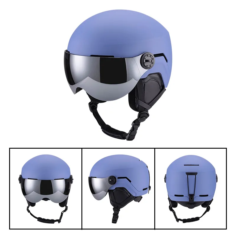 Лыжный шлем с теплоизоляцией и ветрозащитой3