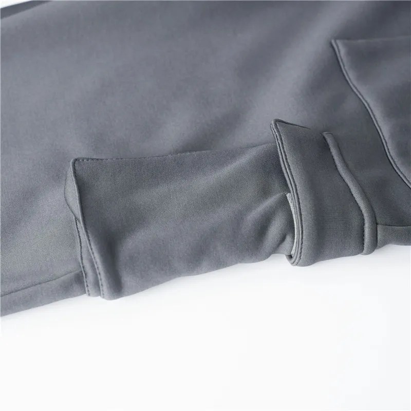 Осенняя и зимняя загущенная пара свободные спортивные брюки15