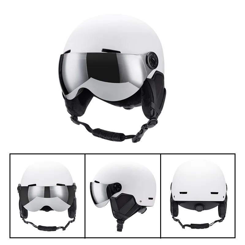 лыжный шлем с визором1